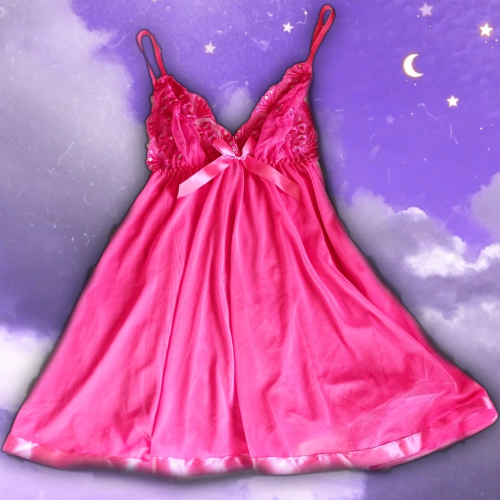 Baby Doll Fuchsia Top